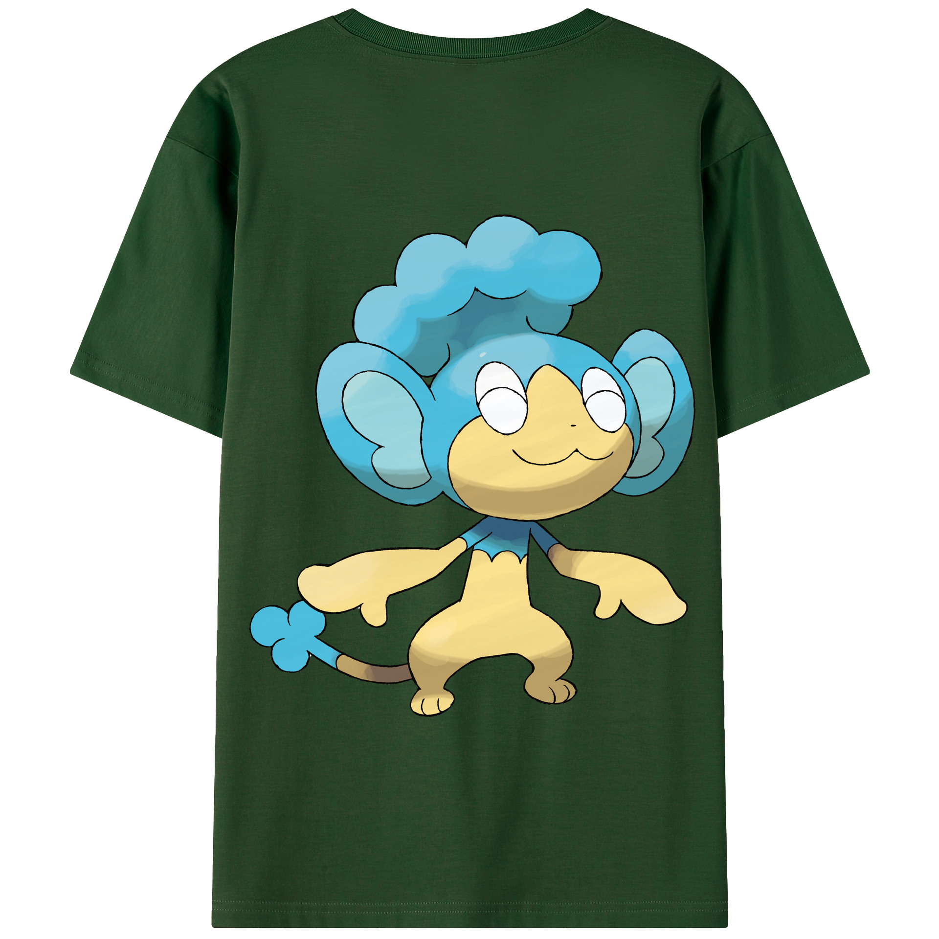 （画像用） ポケットモンスター Pokémon 綿100％半袖Tシャツ（背面プリント）